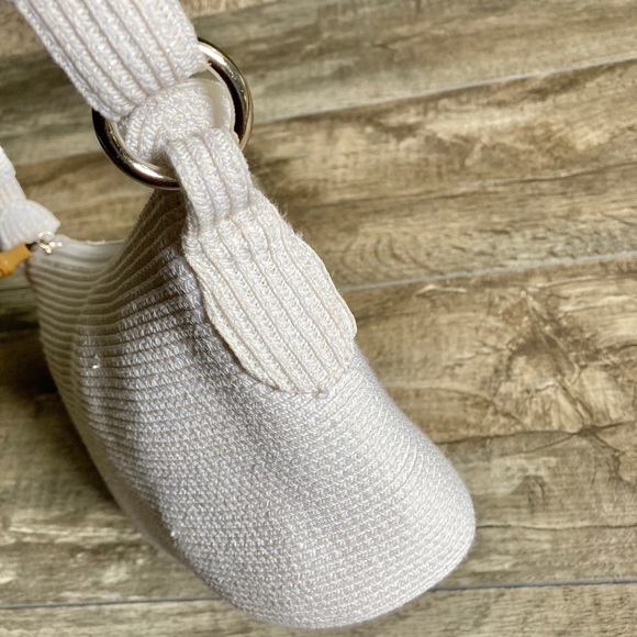 Talbots White Jute Handbag - Picture 4 of 13